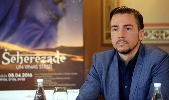 Baletā „Šeherezāde un viņas stāsti” Austrumu sultānu Šahrijāru atveidos Raimonds Martinovs.