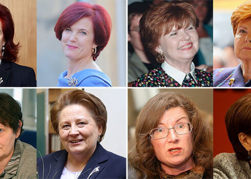 Skat, kā frizūra maina cilvēku: Latvijas politikas lēdiju pārvērtības. FOTO