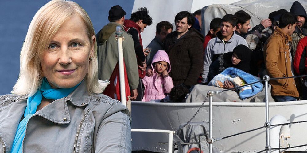 Laima Kota: lai nokļūtu Eiropā, bēgļi no laivām jūrā met savus bērnus un sievas