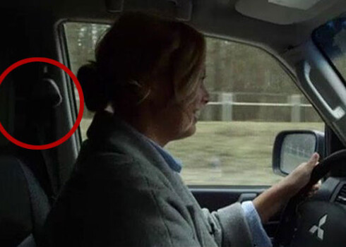 Kadrs no LTV1 2016. gada 5. aprīļa raidījuma “Personība. 100g kultūras. Linda Leen. Savatne”, kurā var redzēt, ka Linda Leen vada auto, nepiesprādzējusies ar drošības jostu.