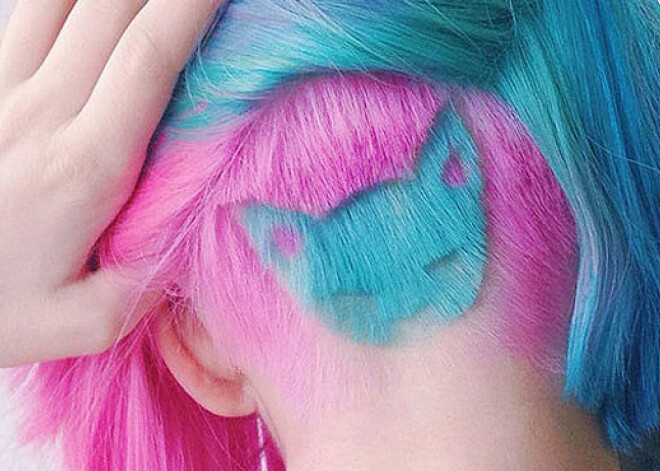 Новый тренд — hair tatoo