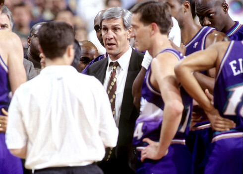 Džerijs Slouns un leģendārā Jūtas "Jazz" komanda.