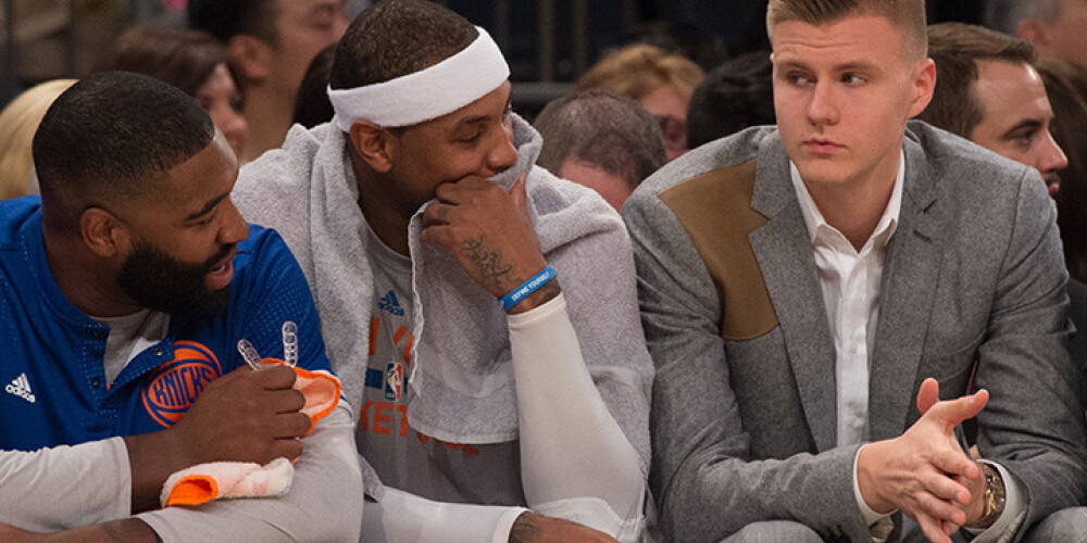 Porziņģis gatavs atgriezties kuru katru dienu, "Knicks" zaudē "Hornets"