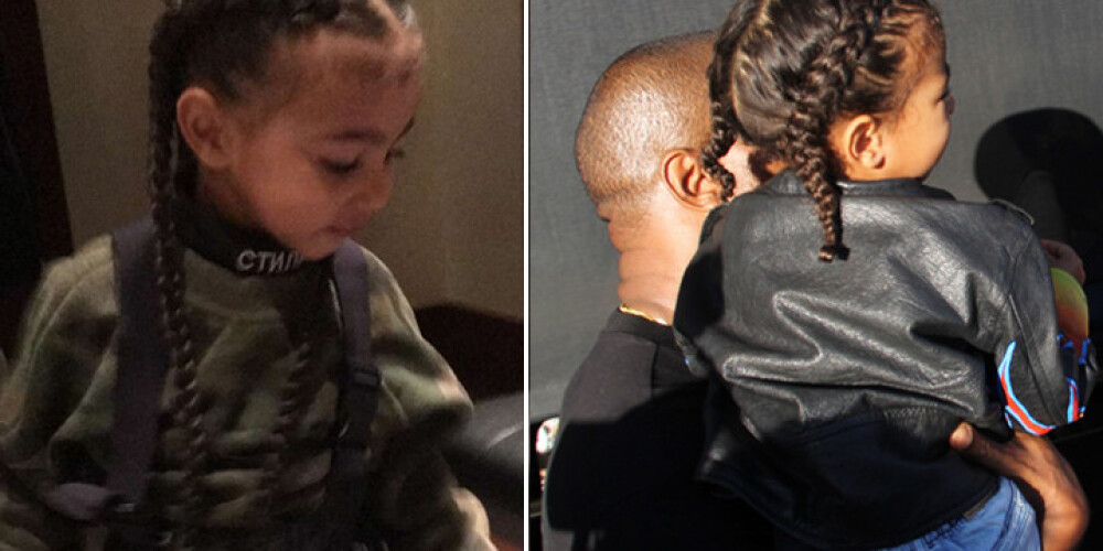 Ким Кардашьян нарастила волосы 2-летней дочери