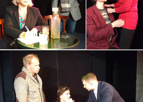 Rīgas kultūras un tautas mākslas centra "Mazā ģilde" Vecpilsētas teātris piedāvās noskatīties izrādi "Trīs akli pelēni", kas tapusi pēc Agatas Kristi darba "Peļu slazds" motīviem režisores Edītes Neimanes iestudējumā.