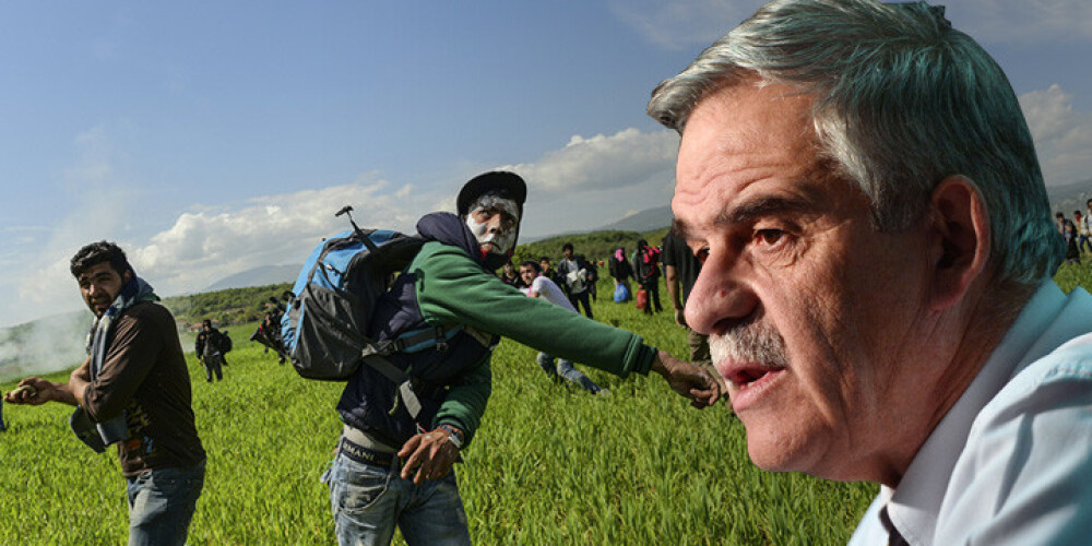 Grieķijas ministrs par Idomeni nometnes bēgļiem: "Jūs šodien redzat nākotnes džihādistus". FOTO