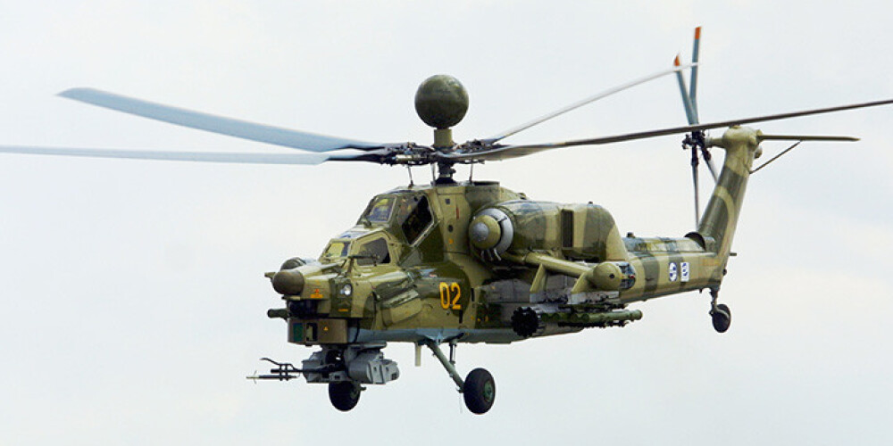 Sīrijā avarējis Krievijas kaujas helikopters, abi piloti miruši