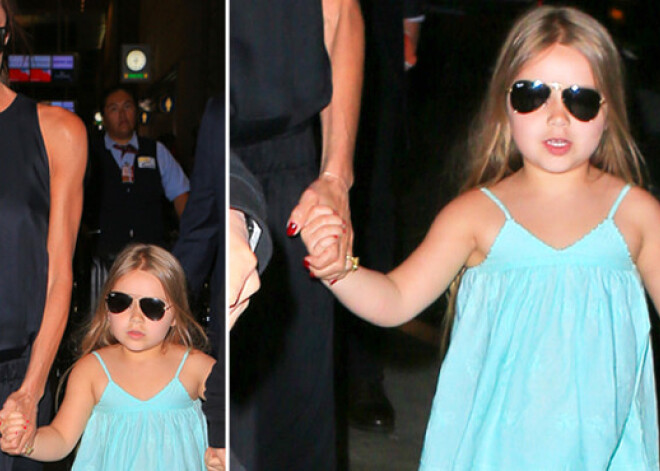 Совсем как мама! Дочь Виктории Бэкхем в солнечных очках в аэропорту