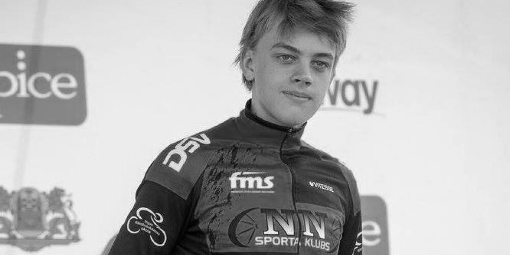 Miris Latvijas labākais jaunais riteņbraucējs - 17 gadu vecais Niklāvs Čakšs