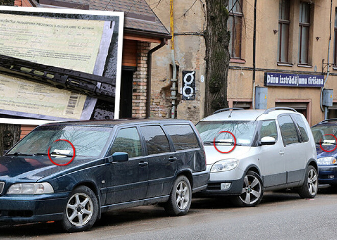 Ģertrūdes ielā masveidā soda autovadītājus - vietvaru sanikno nekaunīgie šoferīši. FOTO