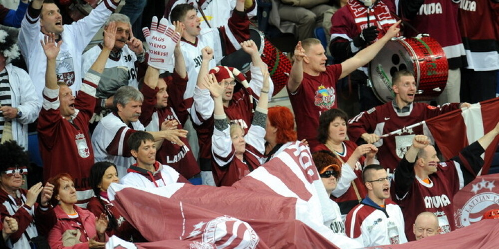 Latviešu fani naski pērk biļetes uz hokeja čempionātu Krievijā