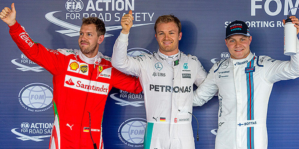 Rosbergs uzvar Krievijas "Grand Prix" kvalifikācijā. Hamiltons saskaras ar tehniskām problēmām