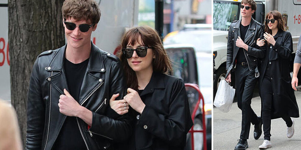 Lai gan aktrise Dakota Džonsone apgalvo, ka viņas dzīve ir ļoti piesātināta un nav laika attiecībām, viņa jau divu gadu garumā manīta kopā ar mūziķi un bijušo modeli Metjū Hitu. Pāris gan šķīries, gan atkal salabis. Nesen viņi redzēti kopā Ņujorkā.