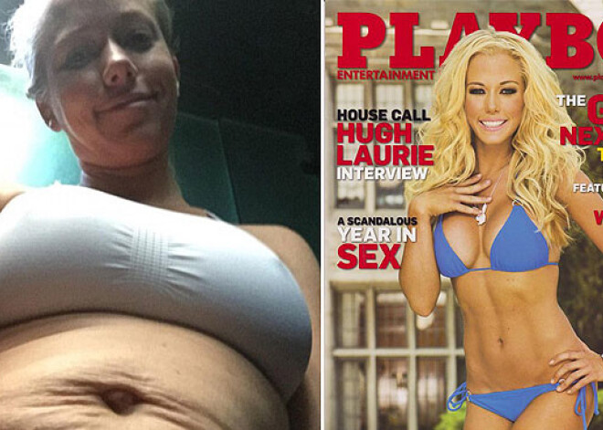 Экс-модель Playboy не стесняется растяжек на животе после двух беременностей