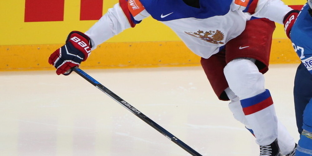 Krievijas NHL zvaigzne Kaļiņins par Latvijas sniegumu: "Ko lai saka? Malači!"