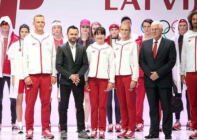 Prezentēta Latvijas olimpiskās komandas “Rio 2016” tērpu kolekcija. FOTO