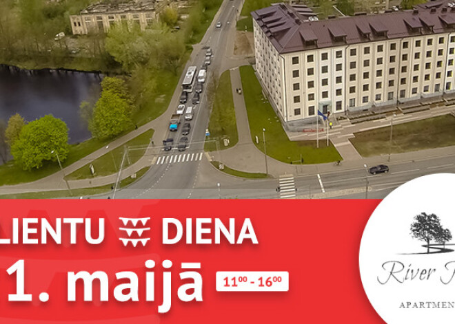 21. maijā - Klientu diena dzīvokļu projektā RiverPark