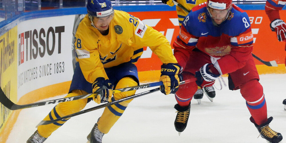 Krievija pārliecinoši apspēlē Zviedriju, Somija šokē galveno favorīti Kanādu