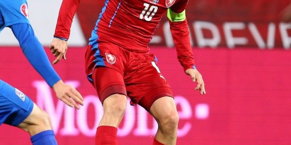 Čehijas futbola izlases sastāvā uz Eiropas čempionāts dosies arī traumu nomocītais Rosckis