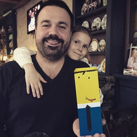 Антон с дочерью Софией