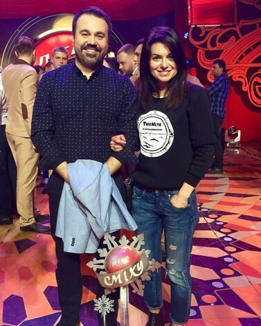 Антон Лирник с женой Мариной