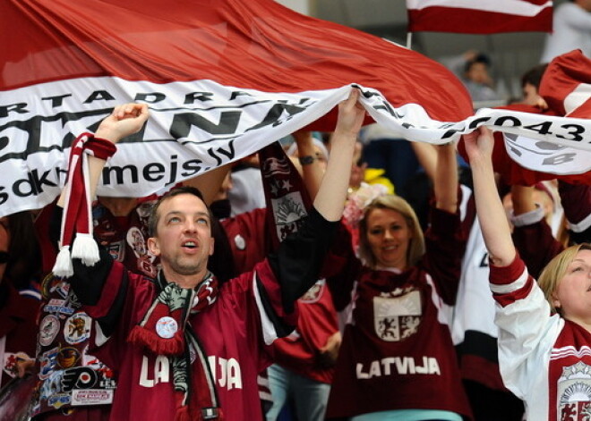 Pasaules čempionāta laikā Maskavā aizturēts viens Latvijas hokeja fans