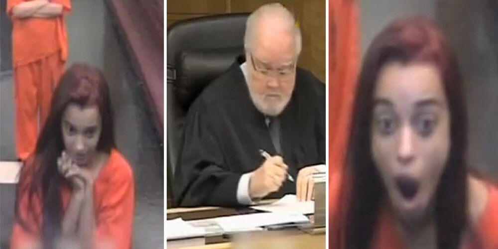 Bezkaunīga caca tiesā brūķē muti. Tas, ko izdarīja tiesnesis, pārsteidza visus! VIDEO