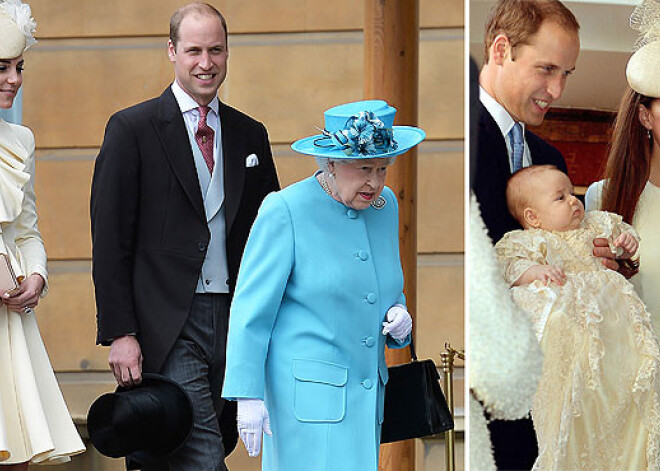 Karalienes dārza svētkos hercogienei tas pats tērps, kas dēla kristībās. FOTO