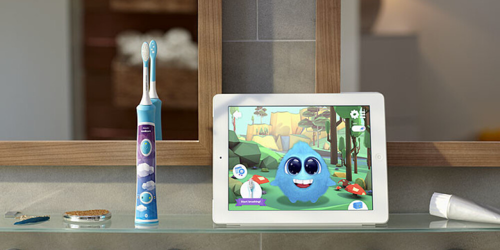 98% vecāku: "Ar Philips Sonicare For Kids bērni zobus tīra labāk"