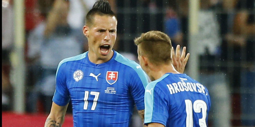 Slovākija uzvar Pasaules kausa īpašnieci Vāciju un nosauc sastāvu Eiropas čempionātam futbolā