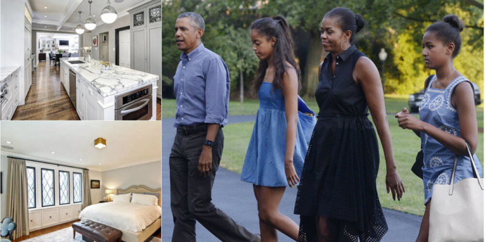 Šādā villā pēc prezidentūras dzīvos Baraks Obama. FOTO