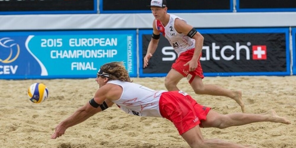 Samoilovs un Šmēdiņš iekļūst Eiropas čempionāta ceturtdaļfinālā