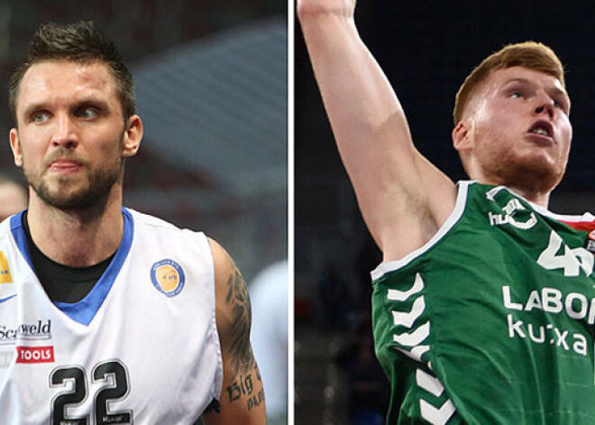 Latvijas basketbola izlasei šovasar nepalīdzēs Armands Šķēle, neskaidrība arī ap Dāvi Bertānu. FOTO