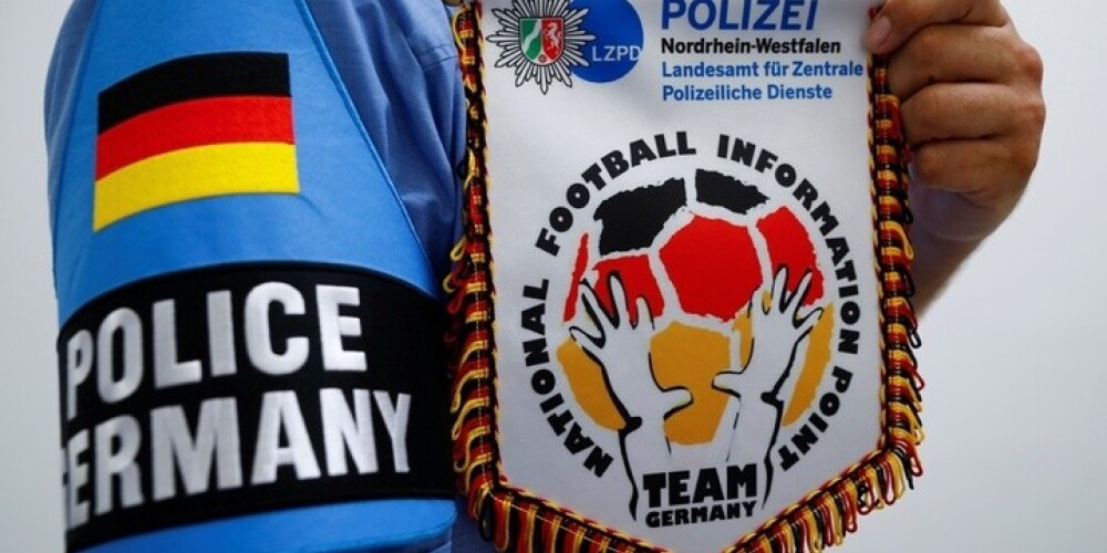 Eiropas futbola čempionāta laikā Vācijas policija pastiprināti novēro 500 ekstrēmistus