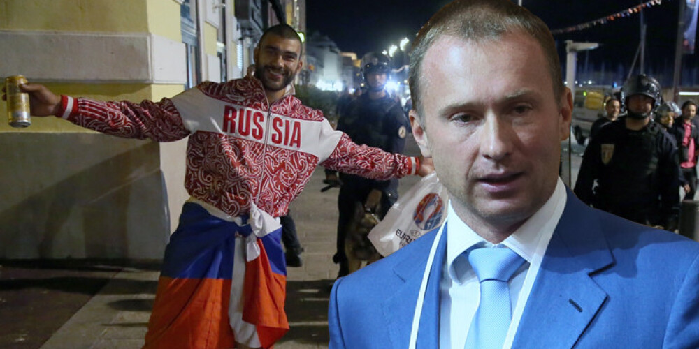 Krievijas politiķis slavē fanu kautiņus Francijā un aicina tos atkārtot. FOTO