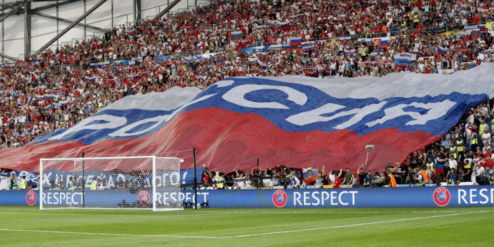 Daļu Krievijas futbola līdzjutēju deportēs no Francijas