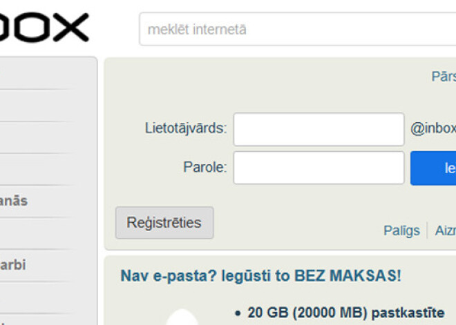 Tehnisku problēmu dēļ uz laiku nebija pieejams "Inbox.lv"