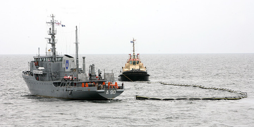 Baltijas jūrā sākušās naftas piesārņojuma seku likvidēšanas mācības "Balex Delta"