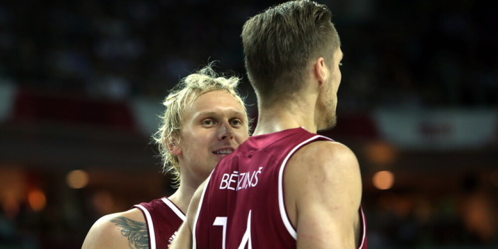Sanktpēterburgas duets nokārto Latvijas basketbola izlases uzvaru pār Tunisiju