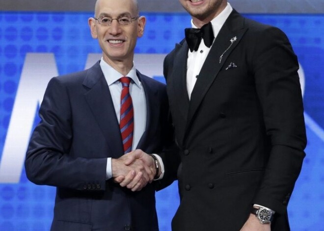 NBA draftā ar 11. numuru izvēlēts Lietuvas talants Sabonis. Latviešu šogad nav