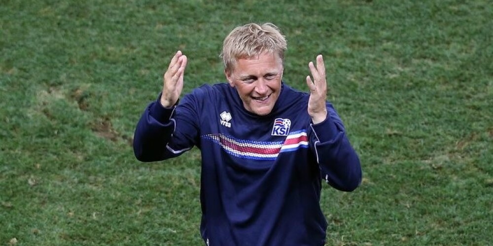 Islandes izlases galvenais treneris: uzvara pār Anglijas izlasi mainīs dzīves