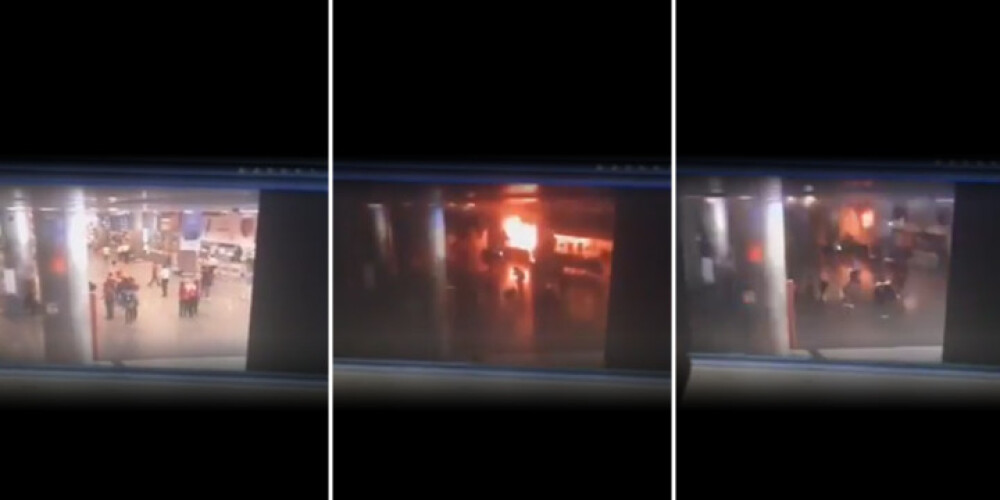 Publiskots šaušalīgais video no sprādziena mirkļa Ataturkas lidostā. VIDEO
