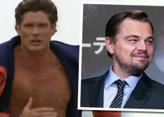 Oskarotais Leonardo di Kaprio (pa labi) seriālā "Baywatch" gandrīz kļuva par Deivida Haselhofa dēlu.