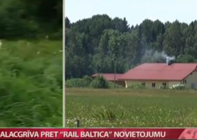 Salacgrīvā iet karsti "Rail Baltica" maršruta izvēlē. VIDEO