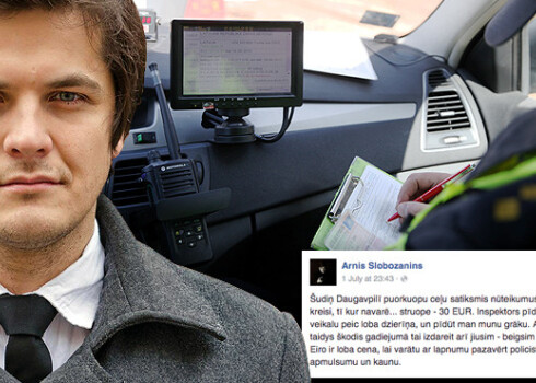 Policists Latgalē soda naudas vietā prasa šoferim nopirkt viņam "kādu labu dzērienu"