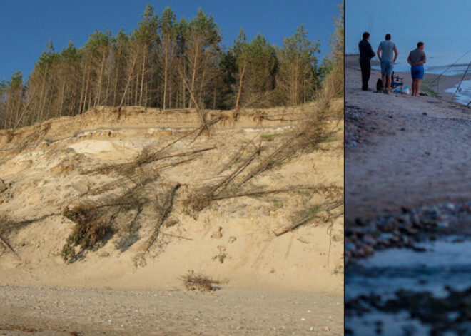 Foto sērga vēršas plašumā: slimnīcā nonāk vīrietis, kurš bildējot nokritis no Jūrkalnes stāvkrasta