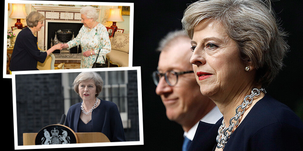 Jaunā premjerministre saņem karalienes svētību un apsola "labāku Lielbritāniju". FOTO