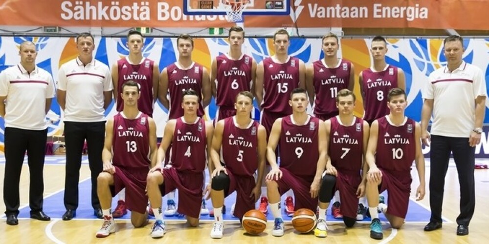 Latvijas U-20 basketbola izlase iekļūst Eiropas čempionāta ceturtdaļfinālā