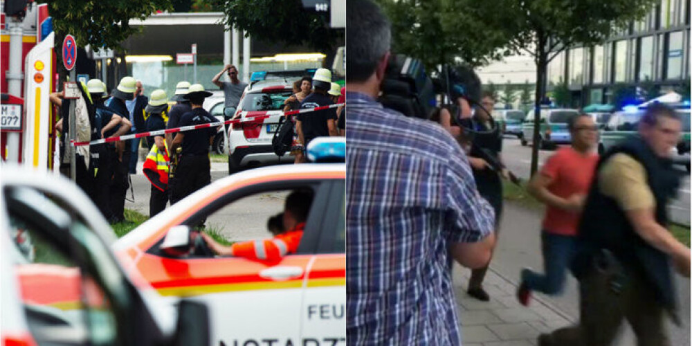 Lielveikalā Minhenē slaktiņš ar upuriem; vismaz 9 nošautie. FOTO, VIDEO no notikuma vietas
