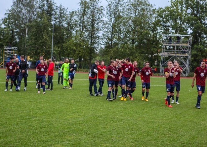 Jelgavas futbolisti lieliski uzvar RFS komandu